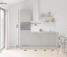 Nobilia SPA Galley kitchen 210 cm with appliances planning 9 5