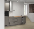 Nobilia SPA Galley kitchen 270 cm with appliances planning 9 4